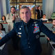 General Mark Naird (Steve Carrell) supervises a mission in a scene from Space Force. All photos: Netflix.